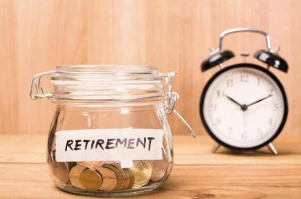 retirement savings in a jar